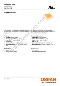 GW KAHQB2.EM-VPVQ-50S3-T02 Datasheet Cover