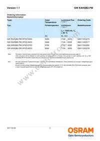 GW KAHQB2.PM-UUVP-57S3-T02 Datasheet Page 2