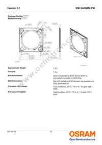 GW KAHQB2.PM-UUVP-65S3 Datasheet Page 12