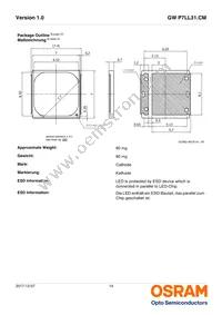 GW P7LL31.CM-QCQE-XX55-1-150-R18 Datasheet Page 14