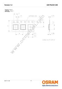 GW P9LR31.EM-PQPR-XX57-1-150-R18 Datasheet Page 17