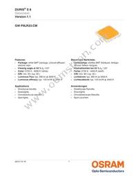 GW P9LR33.CM-NSNU-XX58-1-150-R18 Datasheet Cover