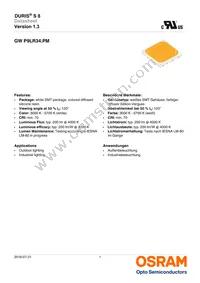 GW P9LR34.PM-M3M4-XX52-1-45-R18 Datasheet Cover