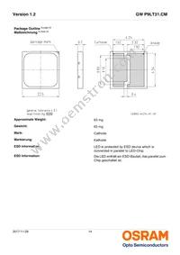 GW P9LT31.CM-PRPS-XX55-1-150-R18 Datasheet Page 14