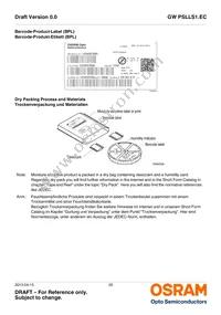 GW PSLLS1.EC-HPHR-5L7N-1 Datasheet Page 20