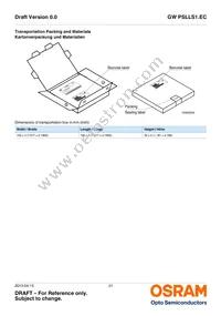 GW PSLLS1.EC-HPHR-5L7N-1 Datasheet Page 21