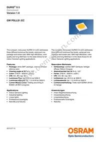 GW PSLLS1.EC-HPHR-5O8Q-1 Datasheet Cover