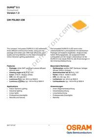 GW PSLM31.EM-HPHR-A737-1-65-R18 Datasheet Cover