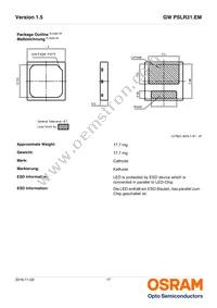 GW PSLR31.EM-LQ-A232-1-150-R18 Datasheet Page 17