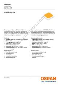 GW PSLR32.EM-JQJS-XX52-1-120-R18 Datasheet Cover