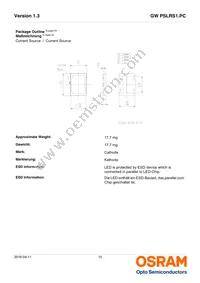 GW PSLRS1.PC-LSLU-5F7G-1 Datasheet Page 15