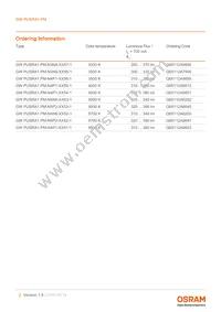 GW PUSRA1.PM-N4N6-XX55-1-700-R18-XX Datasheet Page 2