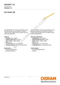 GW T3LMF1.EM-KRKT-40S5-1 Datasheet Cover