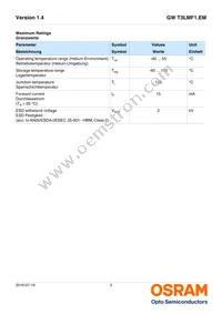 GW T3LMF1.EM-KRKT-40S5-1 Datasheet Page 3