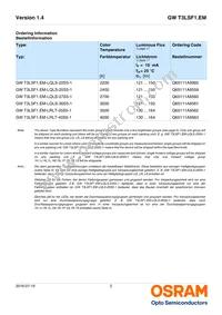 GW T3LSF1.EM-LRLT-40S5-1 Datasheet Page 2