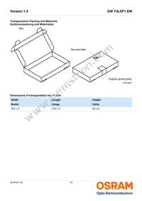 GW T3LSF1.EM-LRLT-40S5-1 Datasheet Page 14