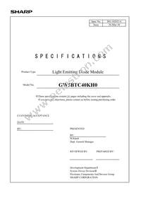 GW5BTC40KH0 Datasheet Page 2