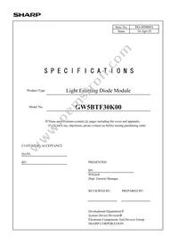 GW5BTF30K00 Datasheet Page 2