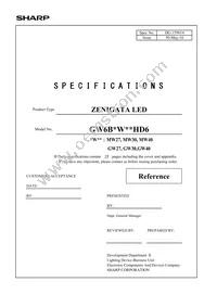 GW6BMW40HD6 Datasheet Cover