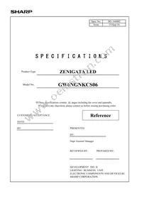 GW6NGNKCS06 Datasheet Cover