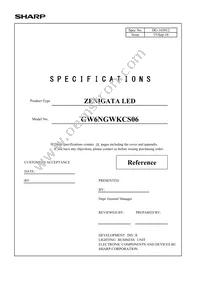 GW6NGWKCS06 Datasheet Cover