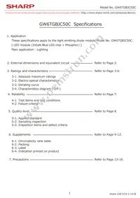 GW6TGBJC50C Datasheet Page 3