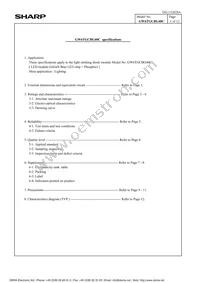 GW6TGCBG40C Datasheet Page 3