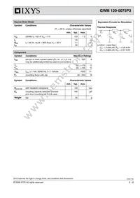 GWM120-0075P3-SMD Datasheet Page 2