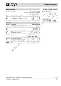 GWM220-004P3-SMD SAM Datasheet Page 2