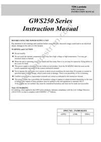 GWS25048/CO2 Datasheet Page 13