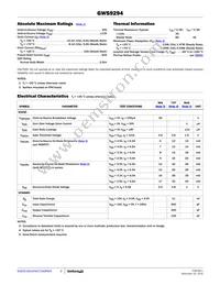 GWS9294 Datasheet Page 3