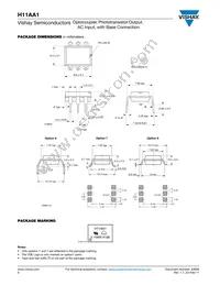 H11AA1-X009T Datasheet Page 6