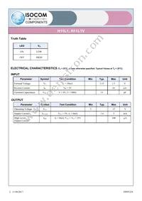H11L1SM Datasheet Page 2