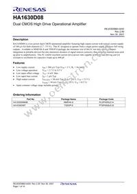 HA1630D08TEL-E Datasheet Page 3