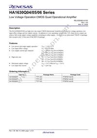 HA1630Q06TELL-E Datasheet Page 3