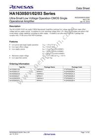 HA1630S03CMEL-E Datasheet Cover