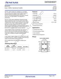 HA3-4741-5 Datasheet Cover