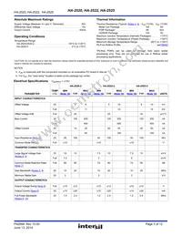 HA7-2525-5 Datasheet Page 3
