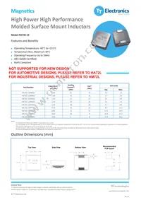 HA72E-12100HLFTR13 Datasheet Cover