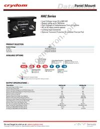 HAC60B150H-10 Datasheet Cover