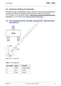 HAL1509SU-A Datasheet Page 14