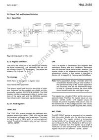 HAL2455DJ-A Datasheet Page 7