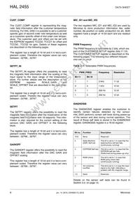 HAL2455DJ-A Datasheet Page 8