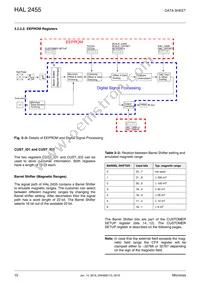 HAL2455DJ-A Datasheet Page 10