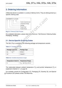 HAL3737UP-A Datasheet Page 7