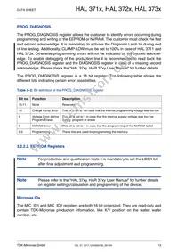 HAL3737UP-A Datasheet Page 13