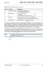 HAL3737UP-A Datasheet Page 22