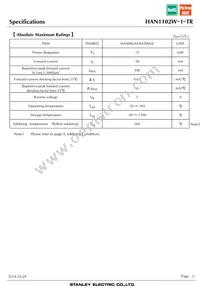 HAN1102W-1-TR Datasheet Page 3