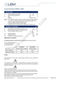 HASS 600-S Datasheet Page 2