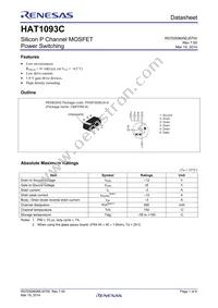 HAT1093C-EL-E Datasheet Cover